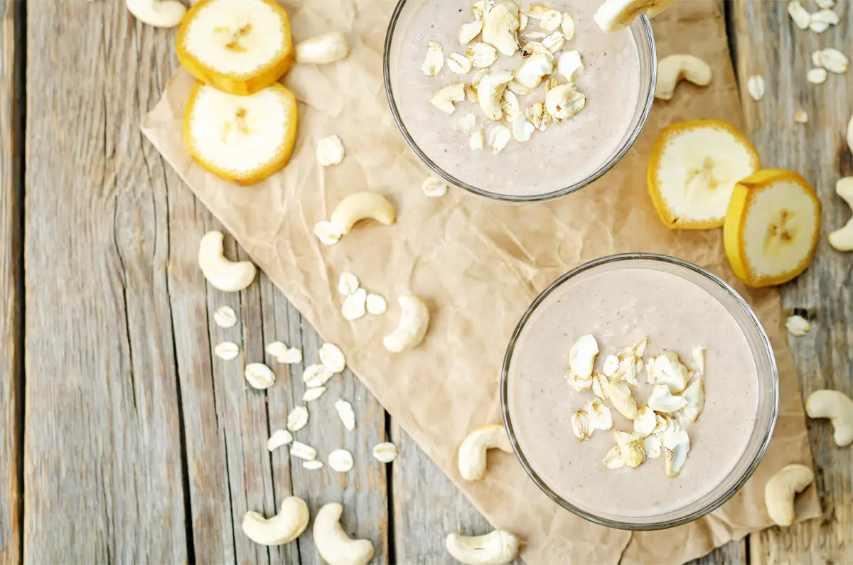 Haferflocken Shake Einfaches Rezept