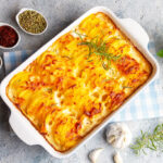 Kartoffelgratin mit gekochten Kartoffeln